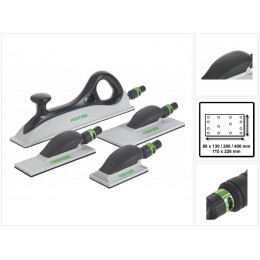 Festool Hsk-a-set: Cales De Ponçage 80x130 / 200 / 400 Mm 115 X 226 Mm (497101)
