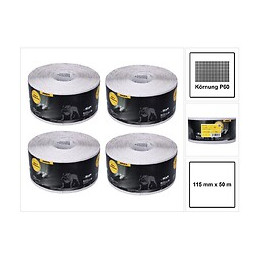 Mirka Basecut Rouleaux De Papier Abrasif 115 Mm X 50 M, P60, 4 Pcs. Papier Abrasif Universel ( 4x 2251100140n )