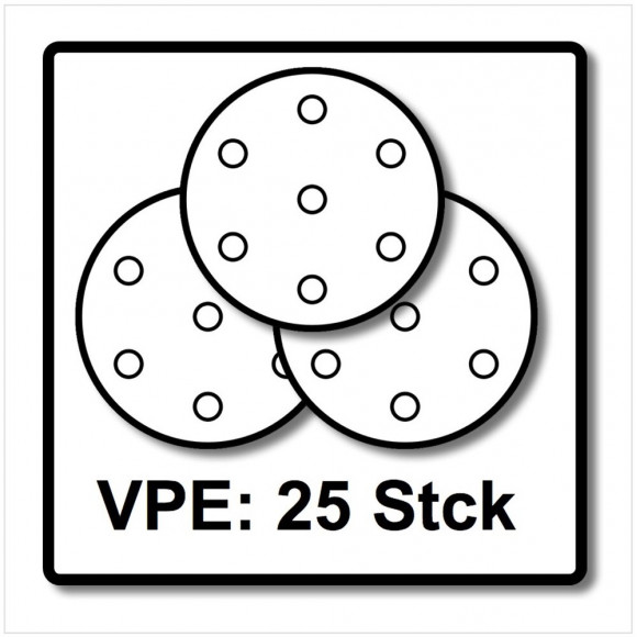 Festool Stf D225/8 Saphir Abrasif 225 Mm P36 Sa / 25 Pièces ( 495175 )