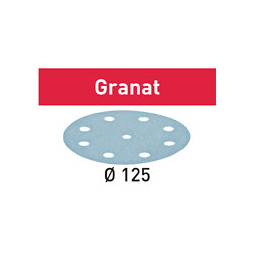 Festool Stf D125/8 Abrasif 125 Mm Granat P40 - 200 Pièces ( 4x 497165 )