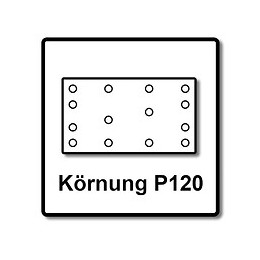 Festool Stf 80x133 Ru2/50 Bandes De Ponçage Rubin 2 P120 80 X 133 Mm - 50 Pièces. ( 499050 ) Pour Ponceuses Rts 400, Rtsc 400