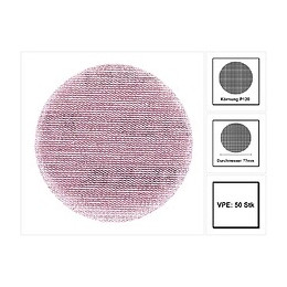 Mirka Abranet Disque Abrasif Pour Ponçage Grip - Ø 77mm P120 - 50 Pièces. ( 5420305012 )