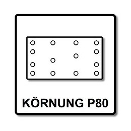 Festool Stf 80 X 133 P80 Ru2/50 Abrasifs ( 499048 ) Abrasifs Haute Performance