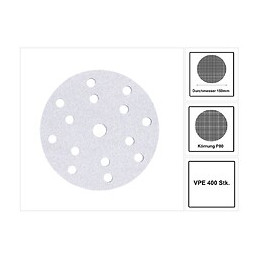 Mirka Basecut Disques Abrasifs Auto-agrippants 150 Mm, P80, 15 Trous, 400 Pcs. (4x 2261109980 )