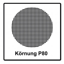 Mirka Basecut Disques Abrasifs Auto-agrippants 150 Mm, P80, 15 Trous, 400 Pcs. (4x 2261109980 )