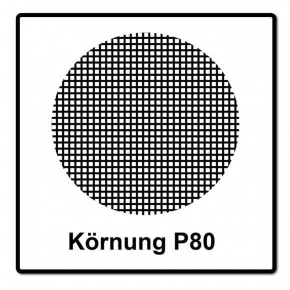 Mirka Basecut Disques Abrasifs Auto-agrippants 150 Mm, P80, 15 Trous, 400 Pcs. (4x 2261109980 )