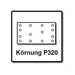 Festool Stf 80x133 Bandes Abrasives P320 80 X 133 Mm - 100 Pièces (497125) Pour Rts 400, Rtsc 400, Rs 400, Rs 4, Ls 130