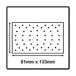 Mirka Iridium Bandes Abrasives Auto-agrippantes 81x133mm G240, 100pcs. (246b109925)
