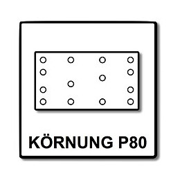 Festool Rubin Stf 93x178 Bandes Abrasives P 80 - 50 Pièces (499063) Pour Glissières Rs 300 / Rs 3 / Lrs 93