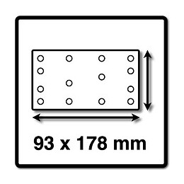 Festool Rubin Stf 93x178 bandes Abrasives p 60 - 100 Pièces