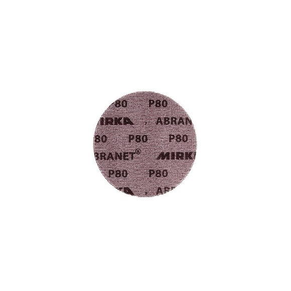 Mirka Abranet Disque Support Papier - Diamètre 150mm P80 - 50 Pièces. ( 5424105080 )