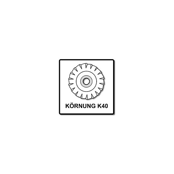 Bosch Plateau À Lamelles X551 Expert For Metal 125mm, K40 - 10 Pièces ( 2608606716 )