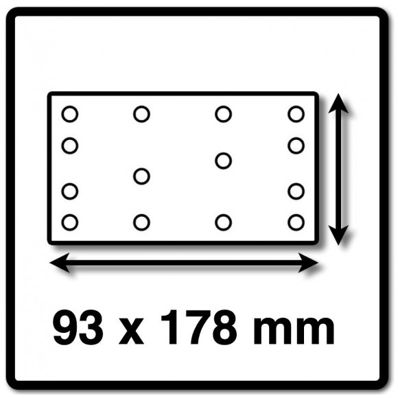 Festool Rubin Stf 93x178 bandes Abrasives p 60 - 100 Pièces