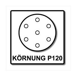 Festool Stf D150/16 Abrasifs Ø150 Mm P120 Gr / 100 Pièces ( 496979 )