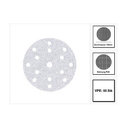 Mirka Basecut Disques Abrasifs Auto-agrippants 150 Mm, 15 Trous, 50 Pcs. ( 2261105040 )