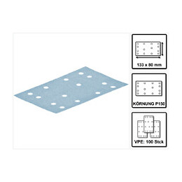 Festool Granat Bandes Abrasives Stf 80x133 P 150 Gr 100 ( 497121 )