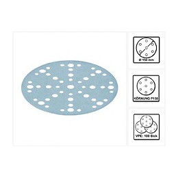 Festool Abrasifs Stf D150/48 P150 Gr/100 150 Mm / 100 Pièces ( 575165 )