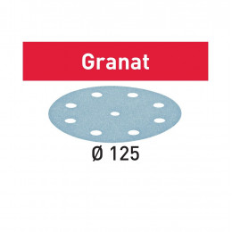 Festool Stf D125/8 Abrasif 125 Mm Granat P40 50 Pièces ( 497165 )