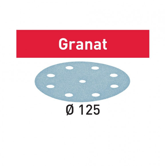 Festool Stf D125/8 Abrasif 125 Mm Granat P40 50 Pièces ( 497165 )