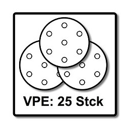 Festool Abrasifs Maillé Stf D225 P120 Granat Net/25 225 Mm / 25 Pièces.( 203314 )