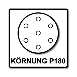Mirka Basecut Disques Abrasifs Auto-agrippants 150 Mm, P180, 15 Trous, 200 Pcs. ( 2x 2261109918 )