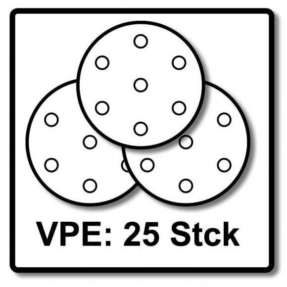 Festool Abrasifs Maillé Stf D225 P80 Granat Net/25 225 Mm / 25 Pièces.( 203312 )