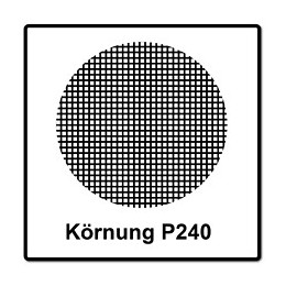 Mirka Abranet Disque Abrasif Auto-agrippant 225 Mm P240, 25 Pcs. (5422302525)