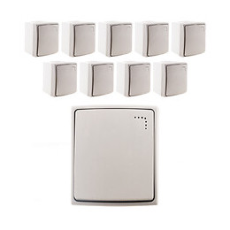 Lot De 10 Boutons Poussoir À Voyant - Orok