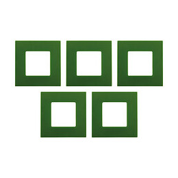 Lot De 5 Plaques De Finition Vert - Clarys