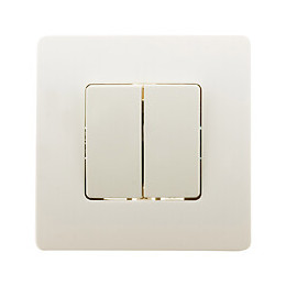 Double Va Et Vient Bornes Auto Blanc - Venus