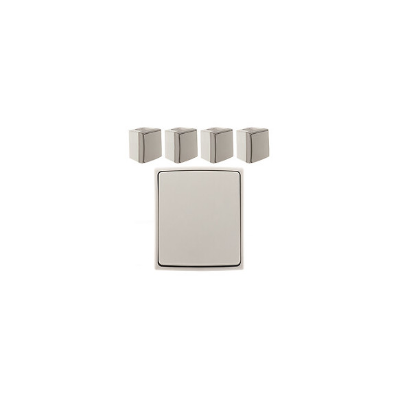 Lot De 5 Boutons Poussoir Étanche Ip55 - Orok