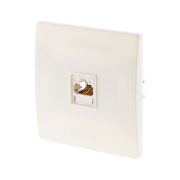 Prise Téléphone Rj 45 Vis + Griffes Blanc - Diwone
