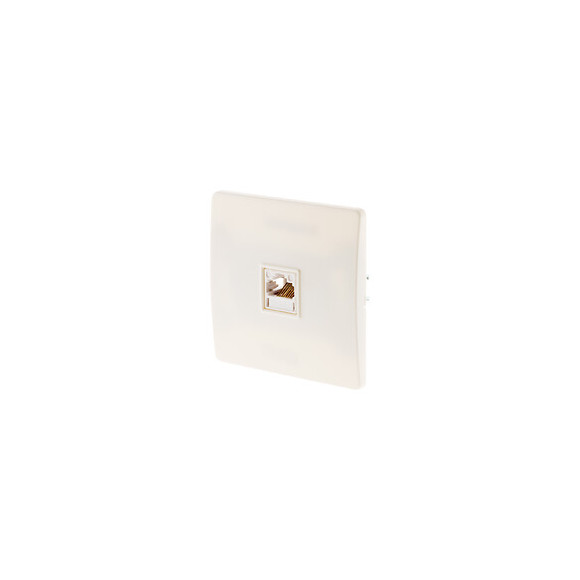 Prise Téléphone Rj 45 Vis + Griffes Blanc - Diwone