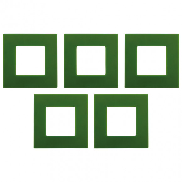 Lot De 5 Plaques De Finition Vert - Clarys