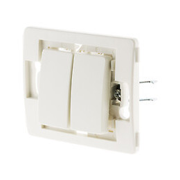 Double Va Et Vient Venus Bornes Auto Composable Blanc - Venus