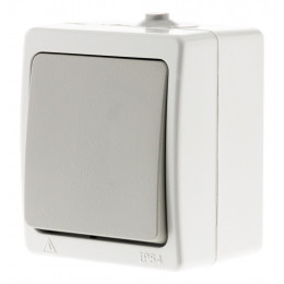 Va-et-vient Simple Gris Clair Ip54 - Akya