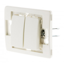 Double Va Et Vient Venus Bornes Auto Composable Blanc - Venus