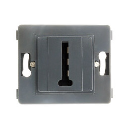 Prise Tel 8 Plots - Composable - Noir - Venus