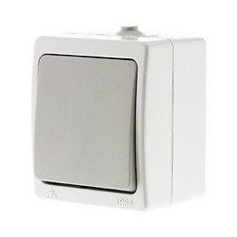 Va-et-vient Simple Gris Clair Ip54 - Akya