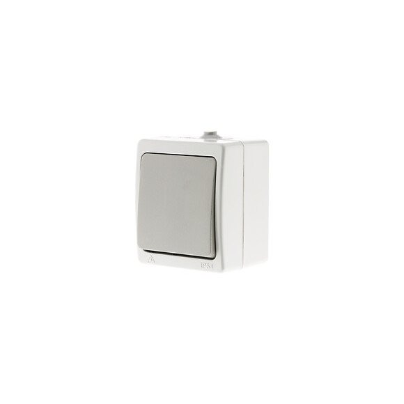 Va-et-vient Simple Gris Clair Ip54 - Akya