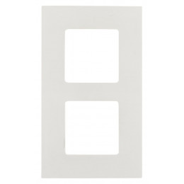 Plaque De Finition Double Verticale Blanche - Clarys