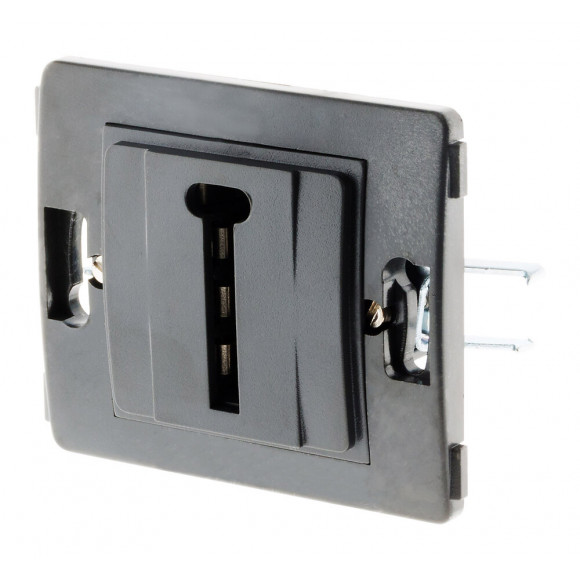 Prise Tel 8 Plots - Composable - Noir - Venus