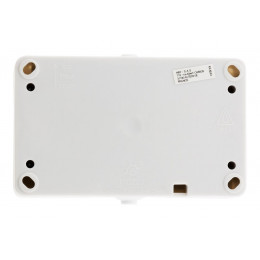 Double Prise 2p+t Horizontale Mini Ip54 Gris Clair