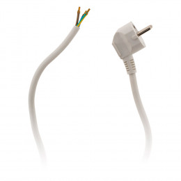 Cordon D'alimentation Avec Prise 16a 3g1,5 2m Blanc - Zenitech