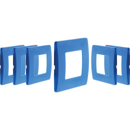 Lot De 6 Plaques De Finition - Bleu - Venus