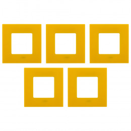 Lot De 5 Plaques De Finition Jaune - Clarys