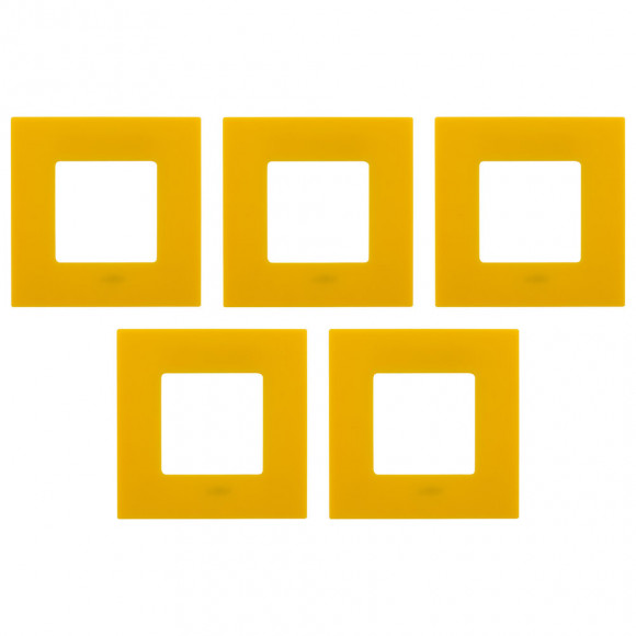 Lot De 5 Plaques De Finition Jaune - Clarys