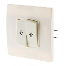 Commande Volet Roulant Borne-auto Vis + Griffes Blanc - Diwone