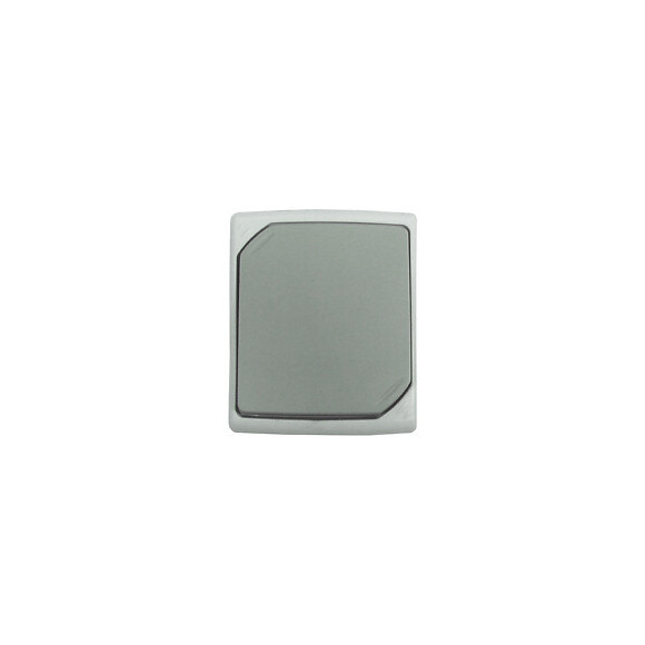 Bouton Poussoir Gris Clair - Ip54