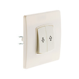 Commande Volet Roulant Borne-auto Vis + Griffes Blanc - Diwone